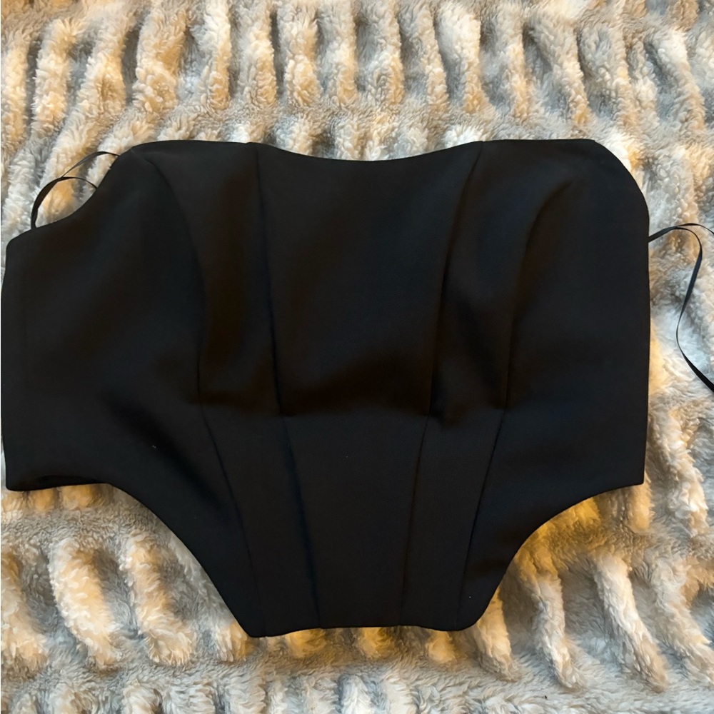 Black corset top